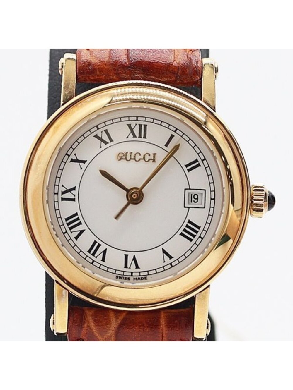 Gucci Date White Dial Watch
